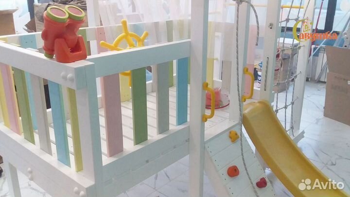 Игровой комплекс для дома меловая доска