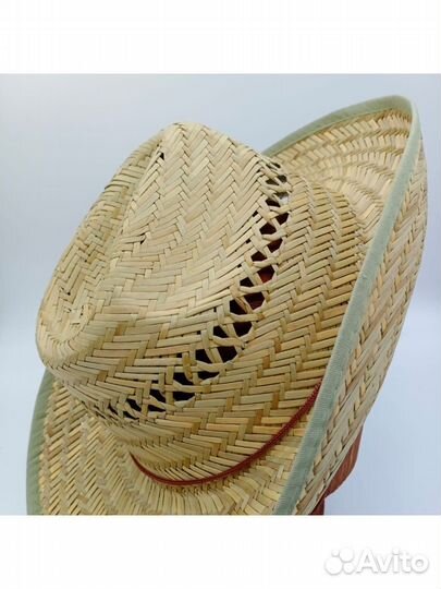 Соломенная шляпа мужская ковбойская