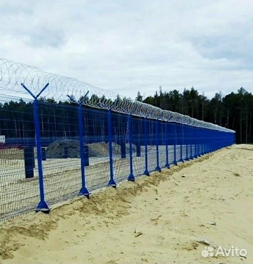 Забор из 3д сетки