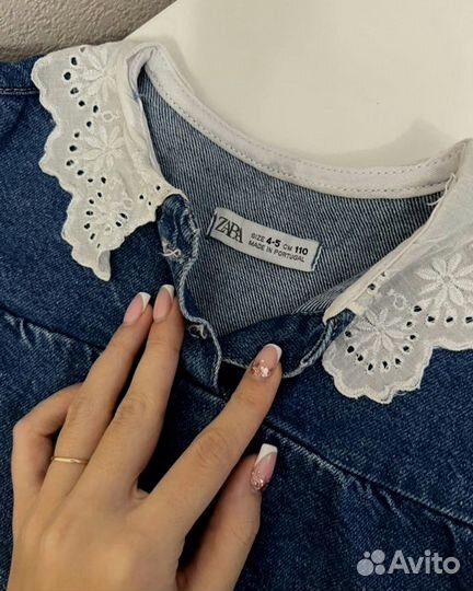 Платье для девочки zara 104-110