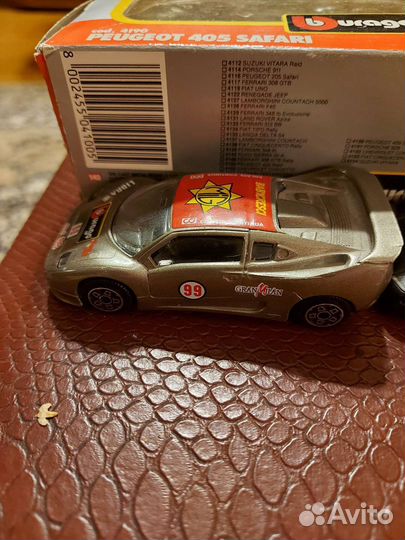 Машинки 1:43 Peugeot 405, Suzuki Vitara, Ferrari