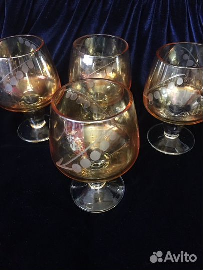 Хрустальные рюмки на ножке СССР