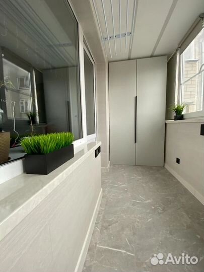 Строительство балкона под ключ на 1 этаже