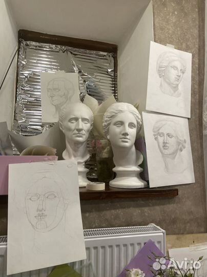 Репетитор по академическому рисунку и черчению