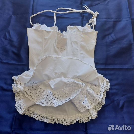 Топ корсет белый