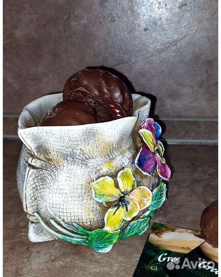 Мешочек из гипсовой массы