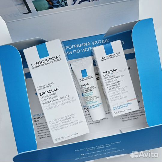 Миниатюры la roshe-posay effaclar/5 средств