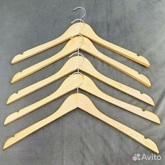 Вешалки плечики деревянные 5 шт