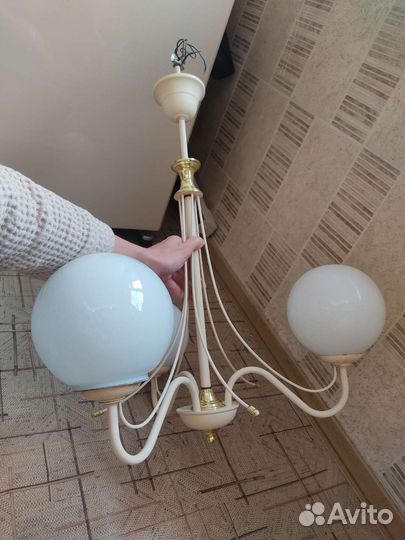 Люстра + запасной плафон