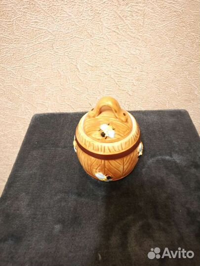 Банка керамическая для сыпучих продуктов, мёда