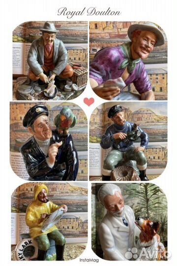 Винтажные статуэтки мужские персонажи