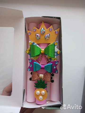 Заколки, бантики набор