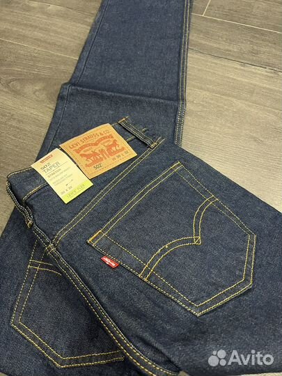 Джинсы из сырого денима Levis 502 новые