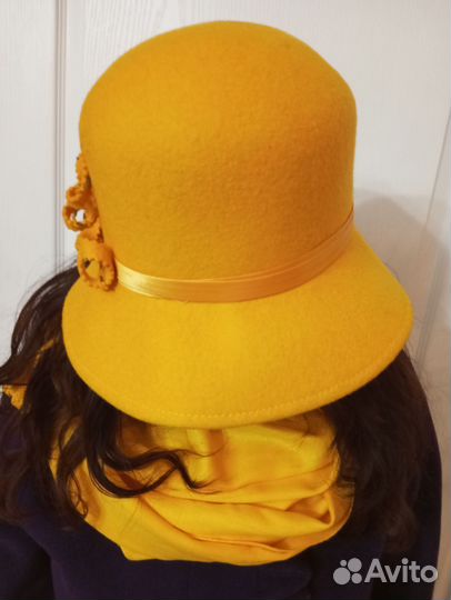 Шляпа фетровая женская