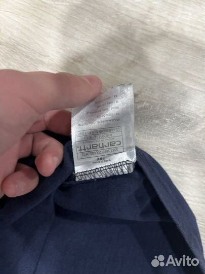 Оригинальный лонгслив carhartt (синий)