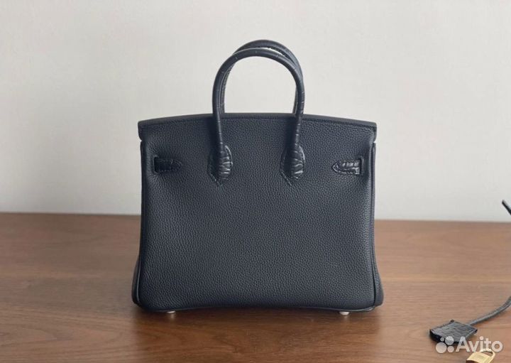 Сумка Hermes Birkin Togo 25cm под кожу крокодила