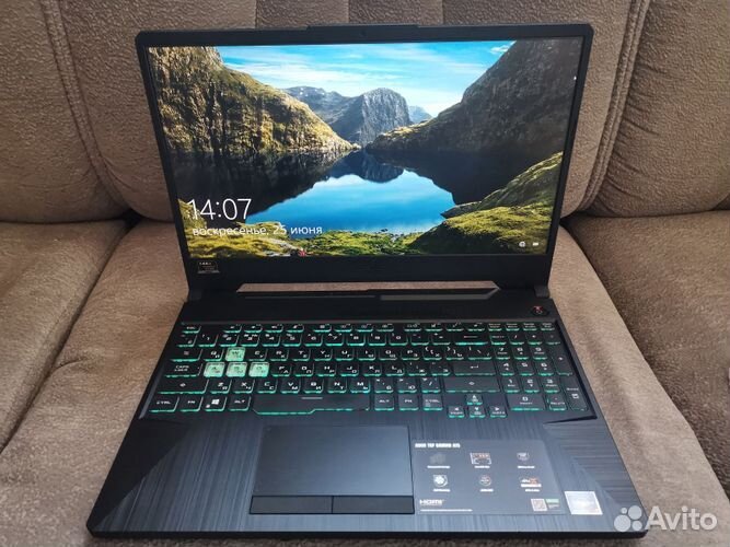 Игровой ноутбук Asus 144Гц i5 10300 8/512G GTX1650