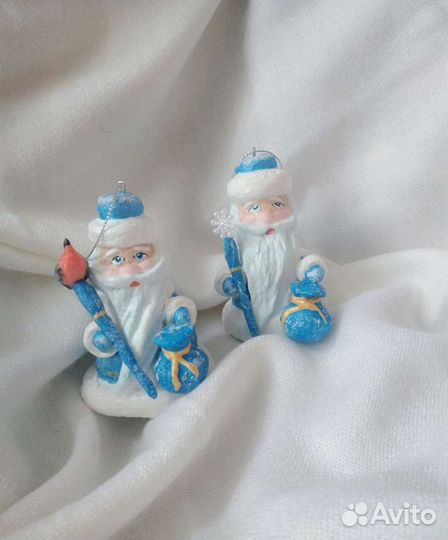 Игрушки на ёлку (ватные)