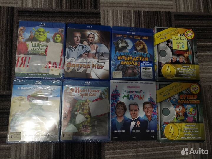 Blu ray фильмы и мультфильмы