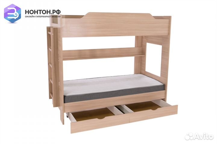 Двухъярусная кровать шимо светлый