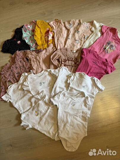 Детские вещи пакетом 68 74 80