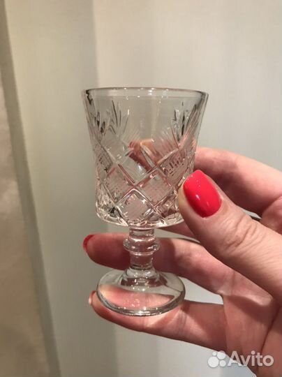 Хрустальные рюмки Дятьковский хрусталь новые