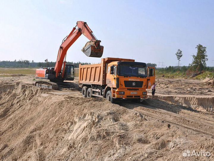 Песок карьерный доставка