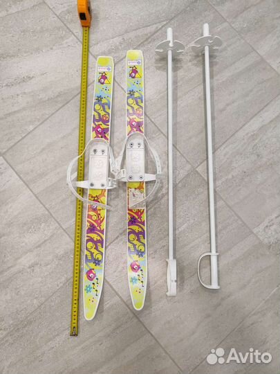 Лыжи детские дошкольные 75 см