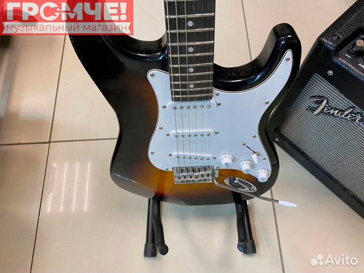 Электрогитара fabio st100 Sunburst Б\У