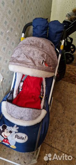 Санки коляска Ника Disney