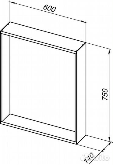 Зеркало Allen Brau 60 1.32016.03 Золотое