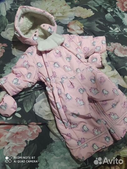 Зимний комбинезон для девочки