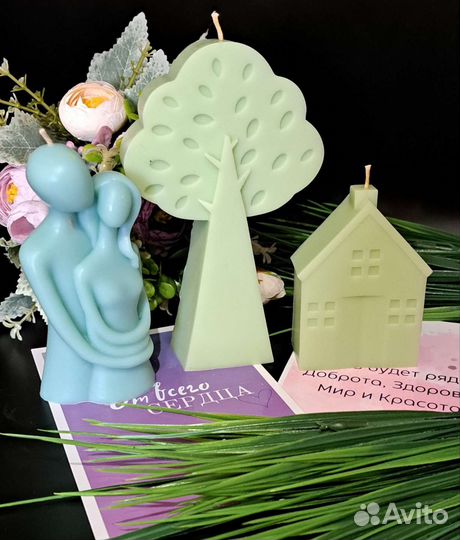 Ароматизированные свечи ручной работы