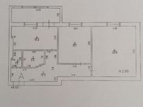 2-к. квартира, 59,6 м², 3/3 эт.