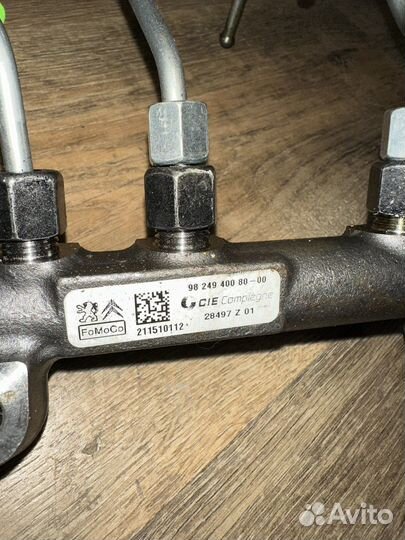 Citroen jumpy 1.6 рампа форсунок