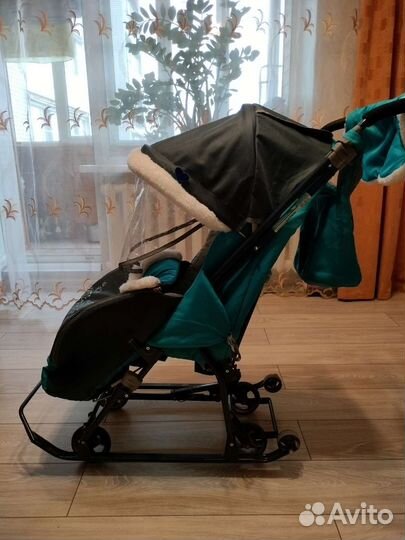 Детские санки коляска ника