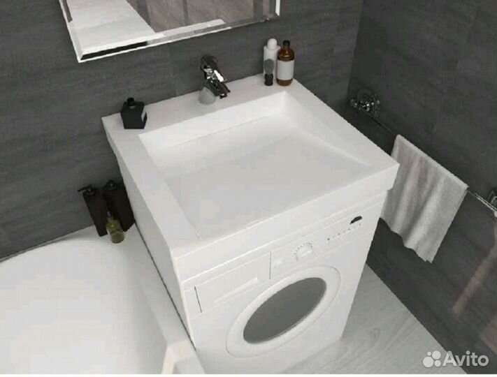 Раковина над стиральной машиной Breez 50 белая