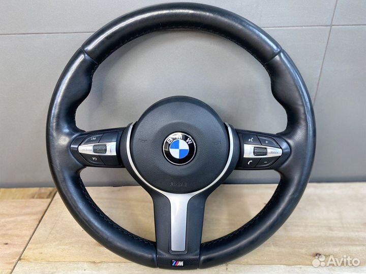 М руль BMW F30 F15 F32 обогрев вибро без лепестков