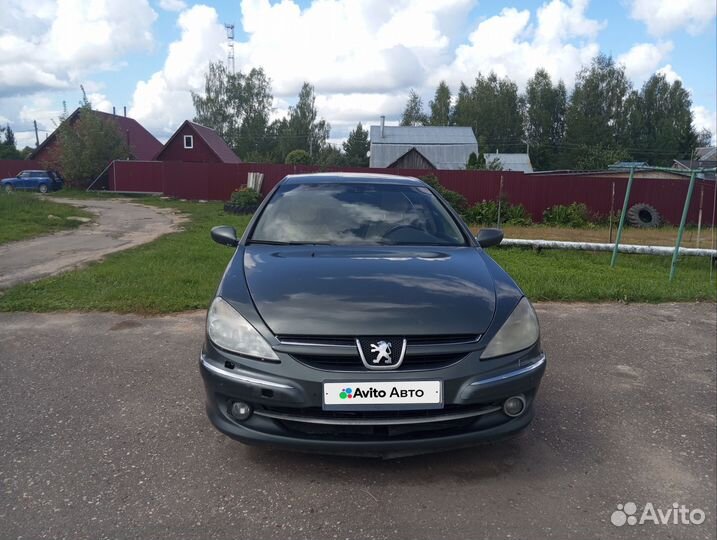 Peugeot 607 2.9 AT, 2005, битый, 303 605 км