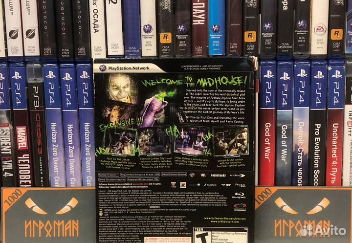 Игры PS3 Batman Arkham Asylum
