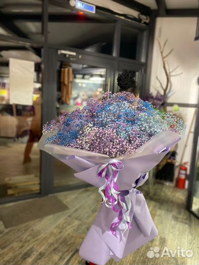 Букет из гипсофилы. Гипсофила. Букет гигант