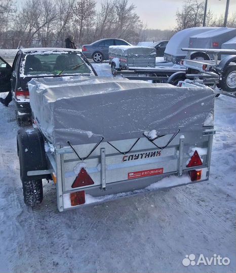 Легковой прицеп с тентом