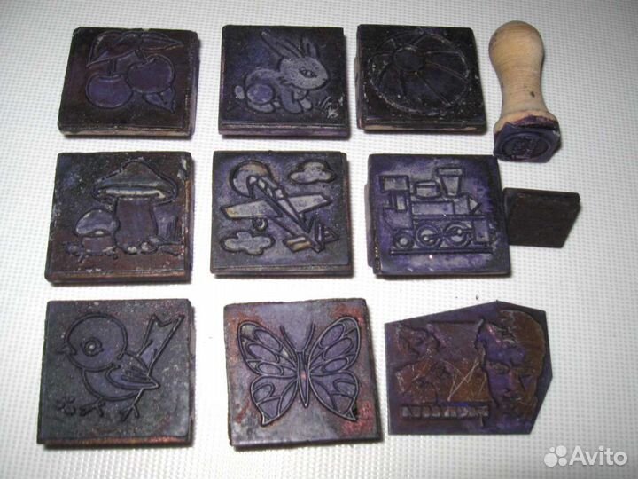 Винтажные детские штемпели СССР / гдр