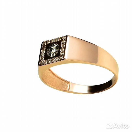 Печатка Золото с бриллиантами