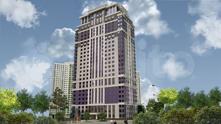 2-к. квартира, 63,9 м², 26/26 эт.