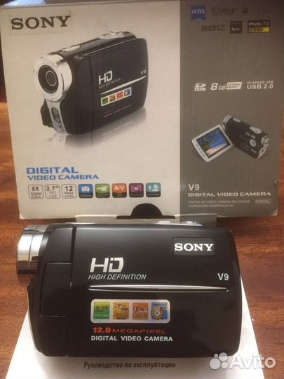 Видеокамера sony digital 8gb