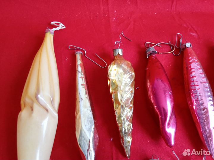 Елочные игрушки СССР. Сосульки