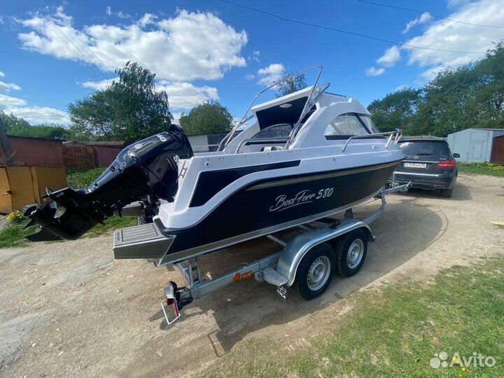 Катер Bossforr 580 HT с мотором 140л.с