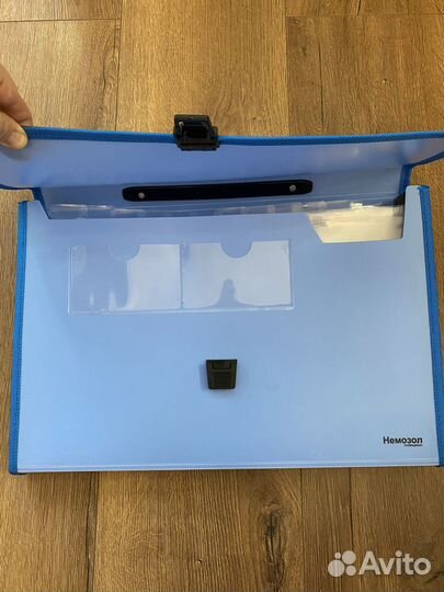 Портфель-картотека пластиковый новый