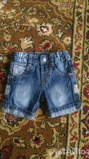Джинсовые шорты для малышей